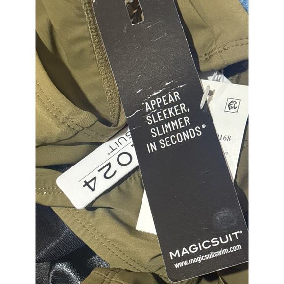 MAGICSUIT By MiraclesuitNGreen Charmed Life Iiona One Piece Swimsuit Size 12 NWT - Picture 12 of 12